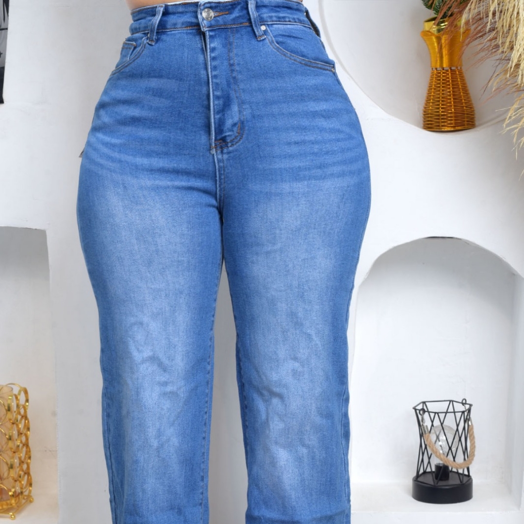 Classic Blue High-Rise Jeans